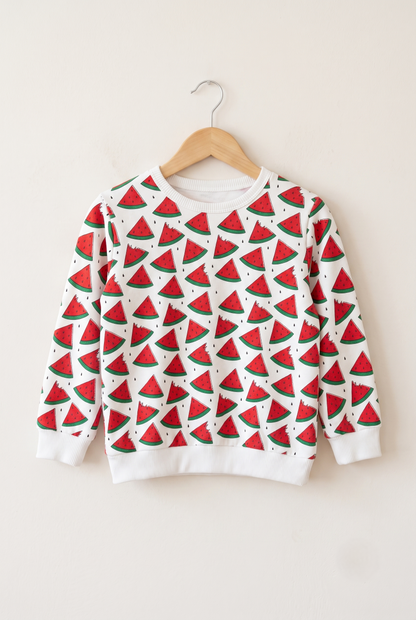 Unisex Cotton Watermelon Print Full Sleeve Co-ord Sets