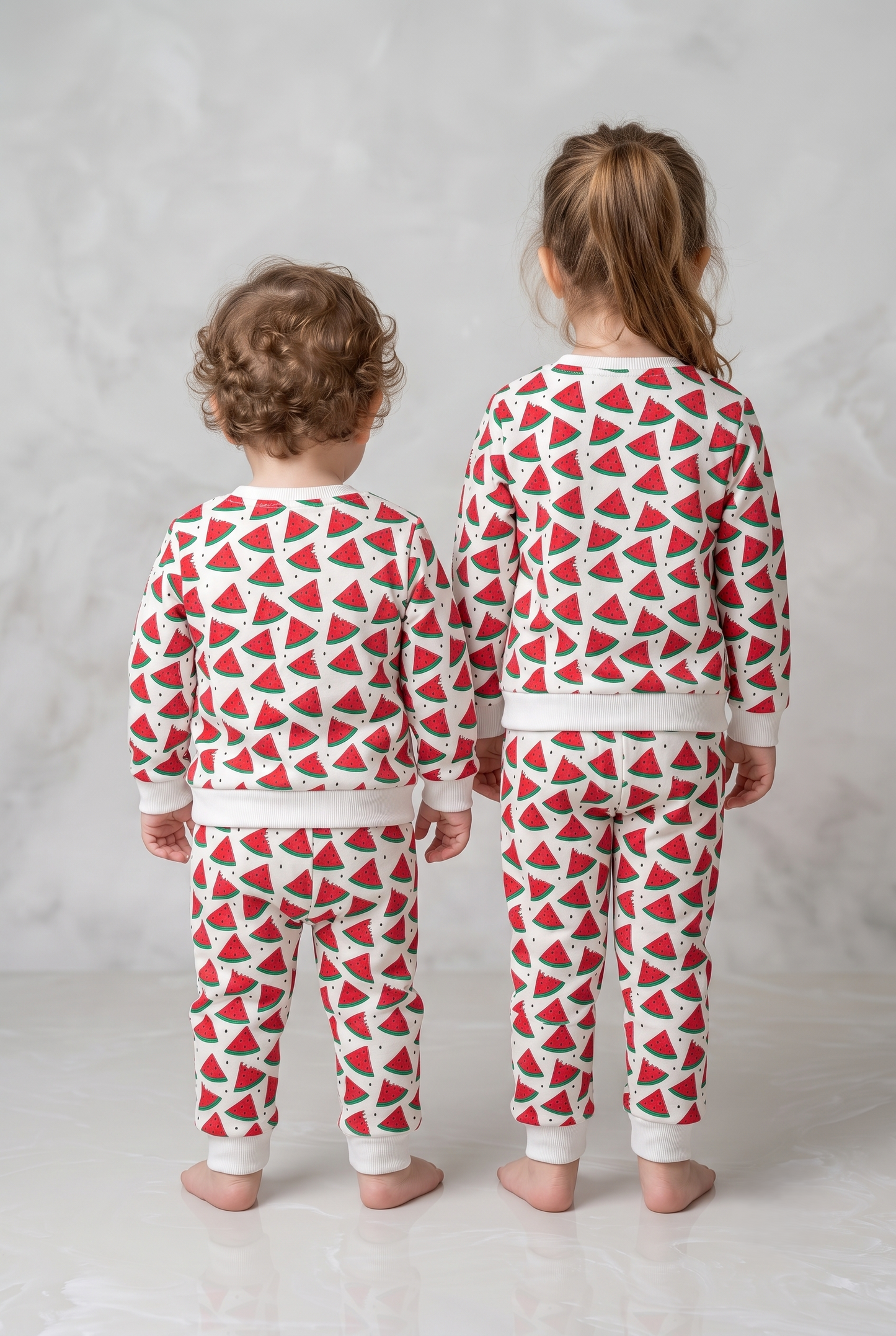 Unisex Cotton Watermelon Print Full Sleeve Co-ord Sets