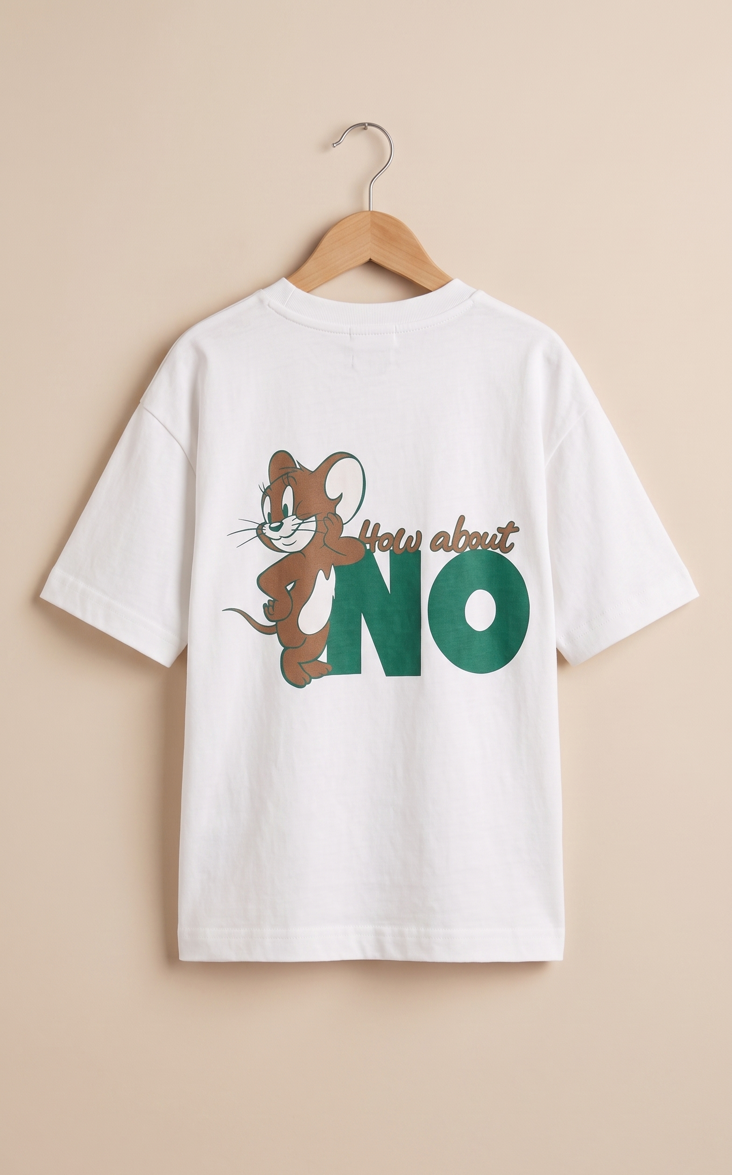 How about NO! Over-sized t-shirt & shorts set